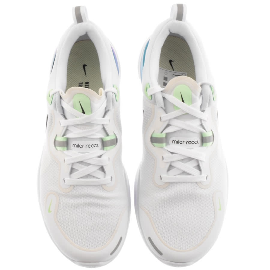 Alternative Image for ProductNike Training React Miler Trainers White3